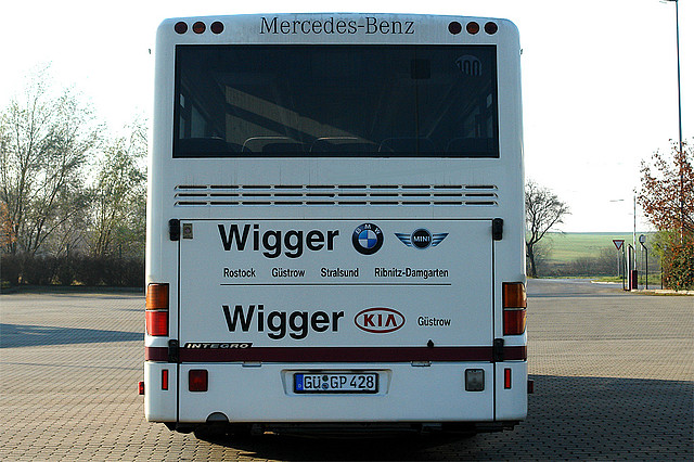 Buswerbung auf den Bussen REBUS Regionalbus Rostock GmbH